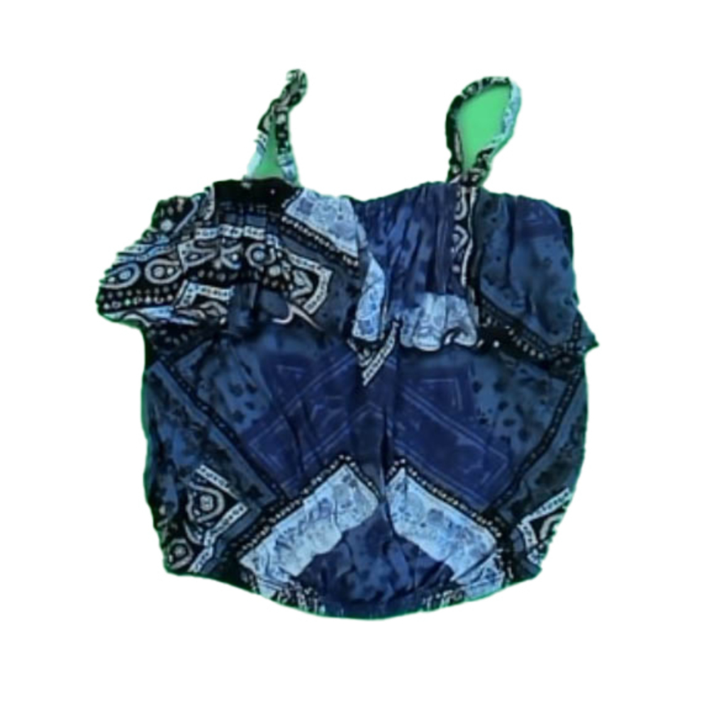 FBZ Girls Blue | Black Tank Top size: 5T